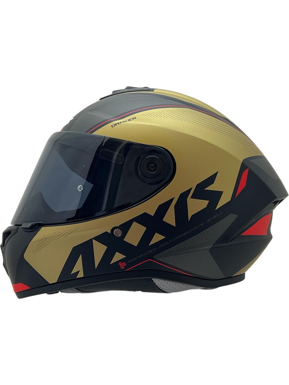 AXXIS DRAKEN S GEAR A9 MAT GOLD KASK